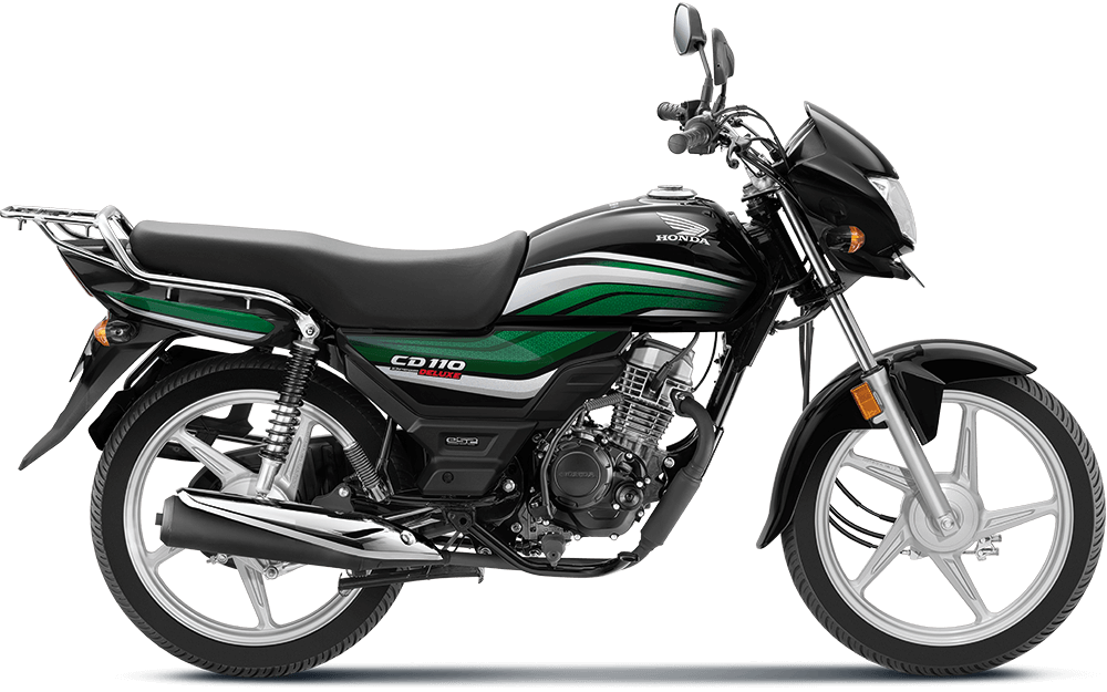 Black with green